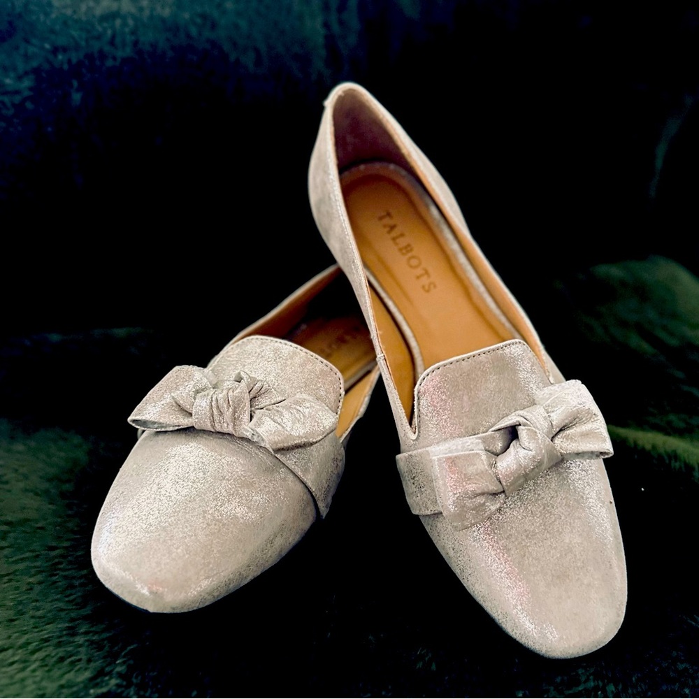 Talbots Soft Silver Flats